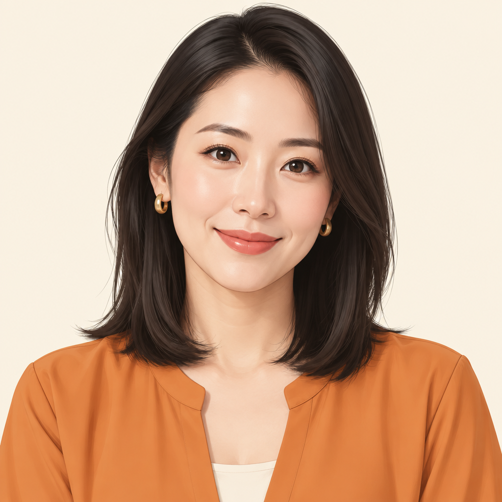 銅鑼灣皮膚管理中心負責人頭像插畫